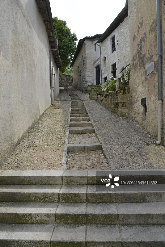 带有楼梯的斜坡和骨髓巷图片素材