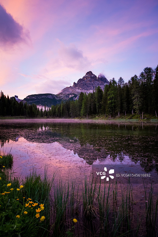 多洛米蒂Tre Cime国家公园风光图片素材