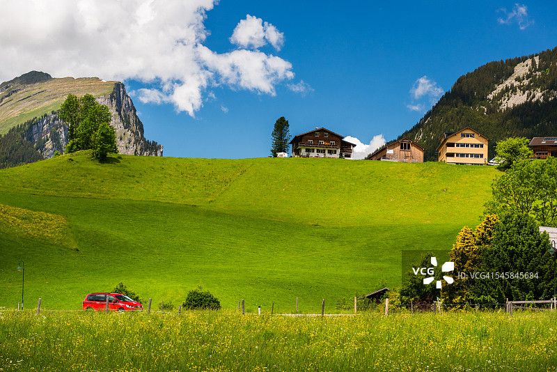 奥地利Schoppernau的风景图片素材