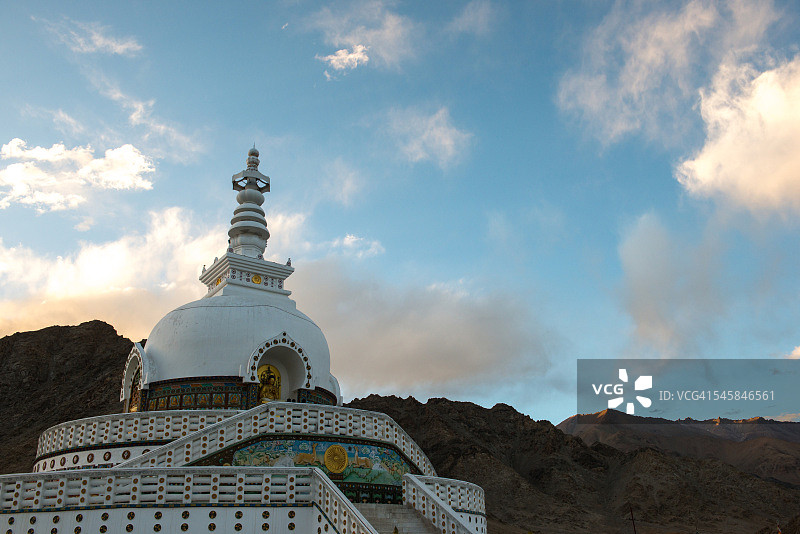 Shanti Stupa图片素材