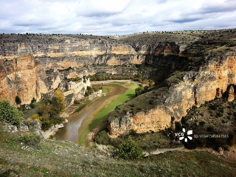 西班牙塞哥维亚杜拉顿峡谷自然公园图片素材