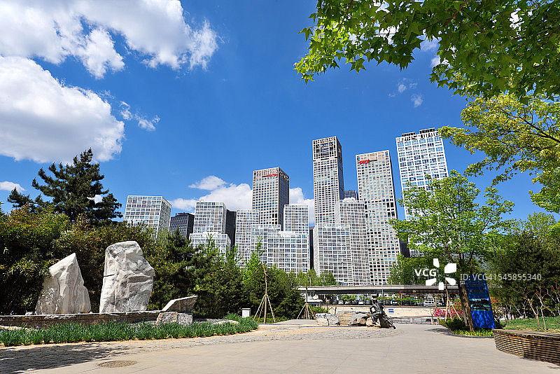 北京CBD建筑景观图片素材