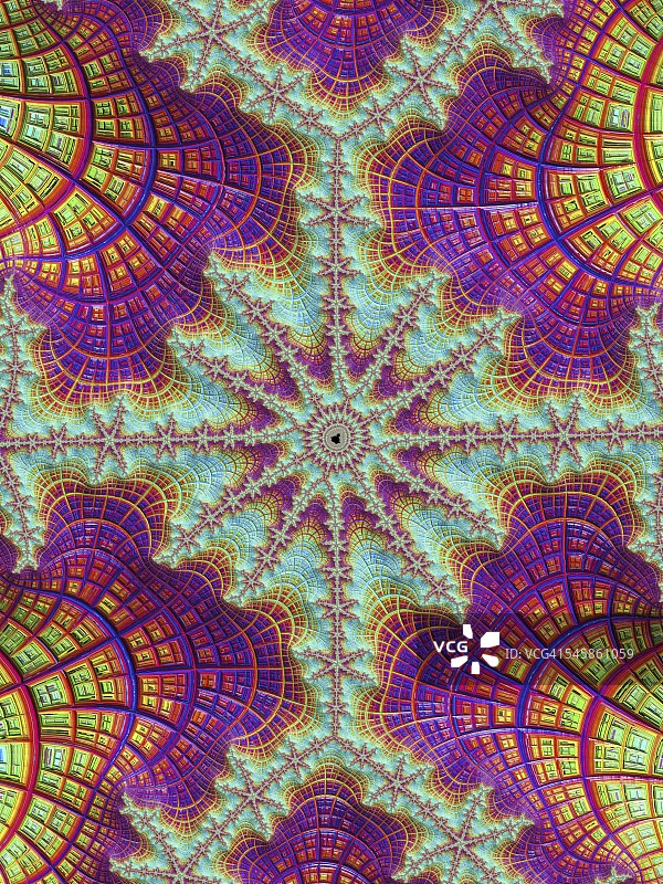 曼德勃罗分形图片素材