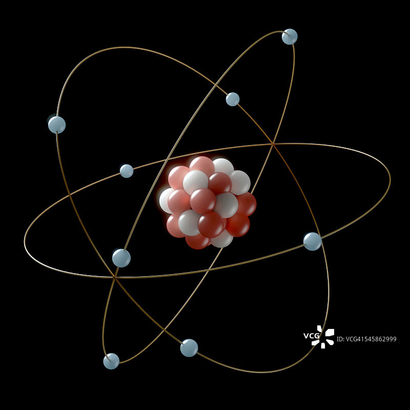 原子模型，图示图片素材