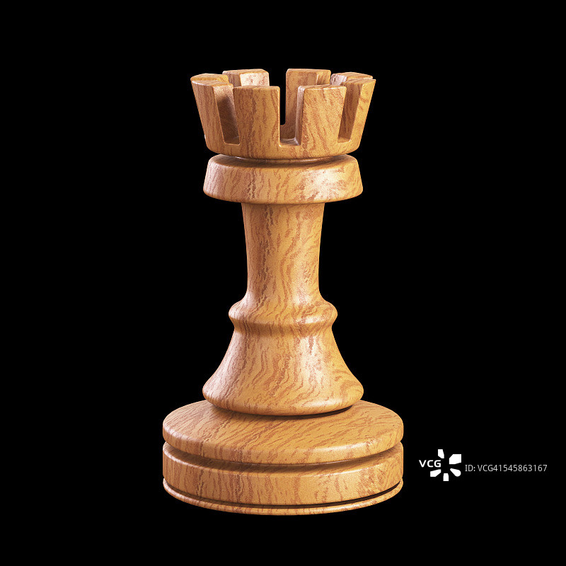 国际象棋车棋子插画图片素材