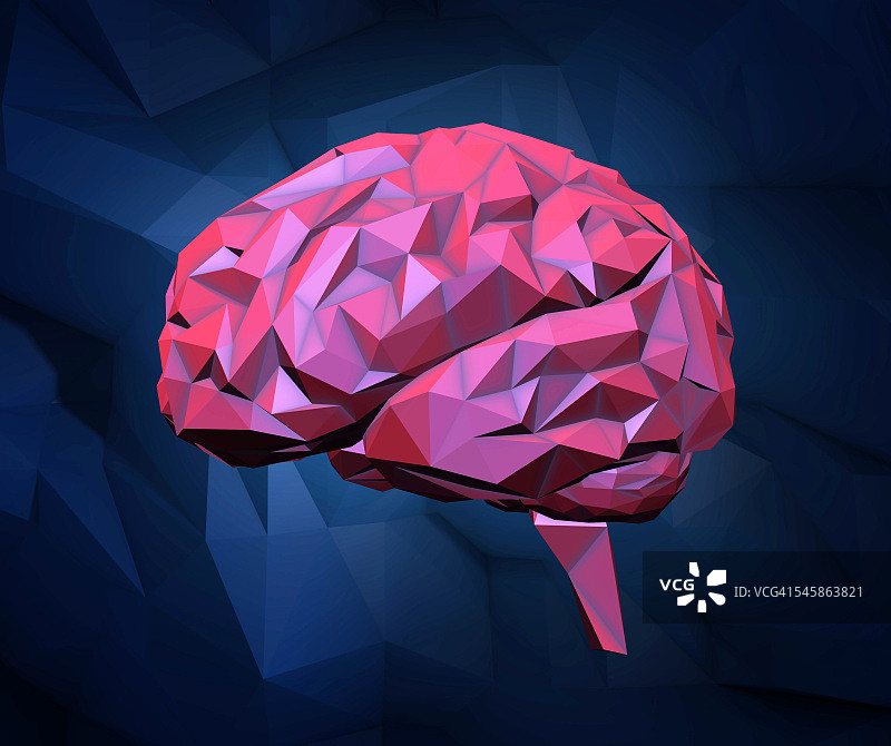 人类大脑、插图图片素材