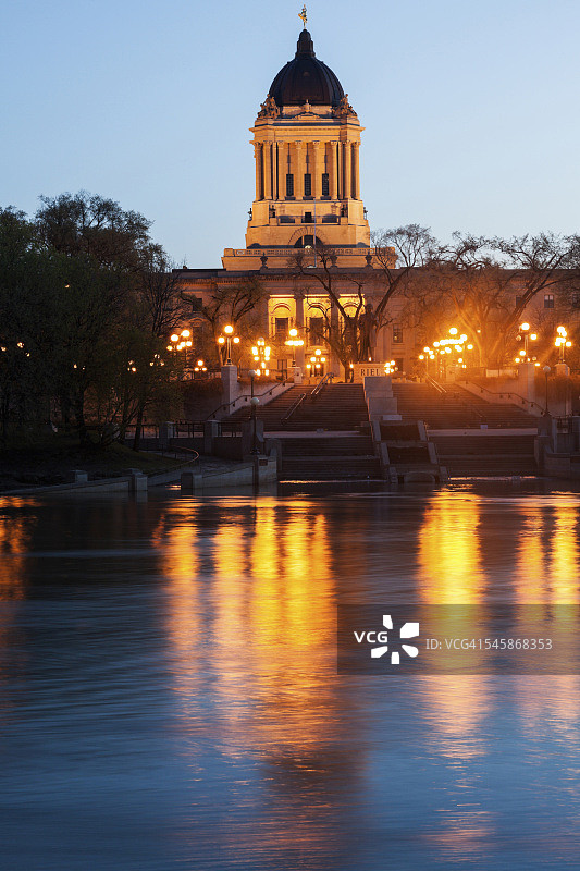 加拿大小马尼托巴省温尼伯马尼托巴省议会大厦图片素材