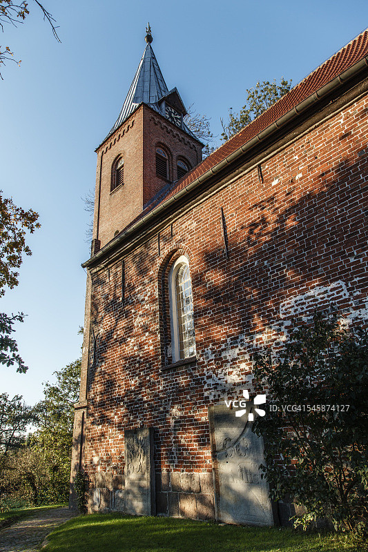 德国下萨克森州威廉港的斯蒂芬教堂图片素材