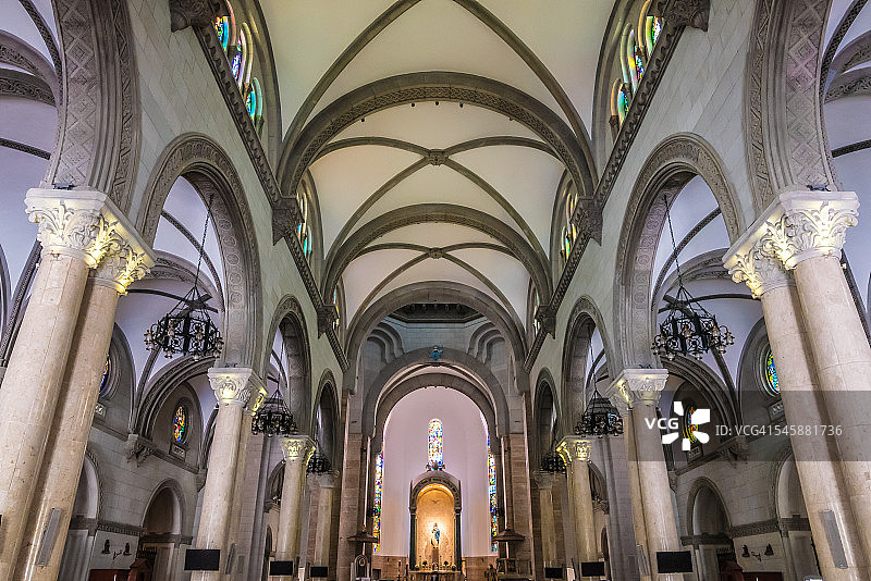 马尼拉大教堂内部图片素材