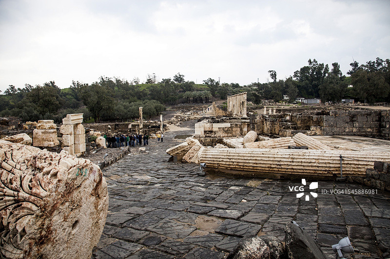拜特谢安，以色列图片素材