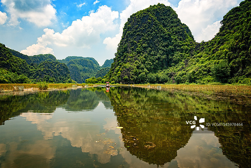 越南宁平三谷图片素材