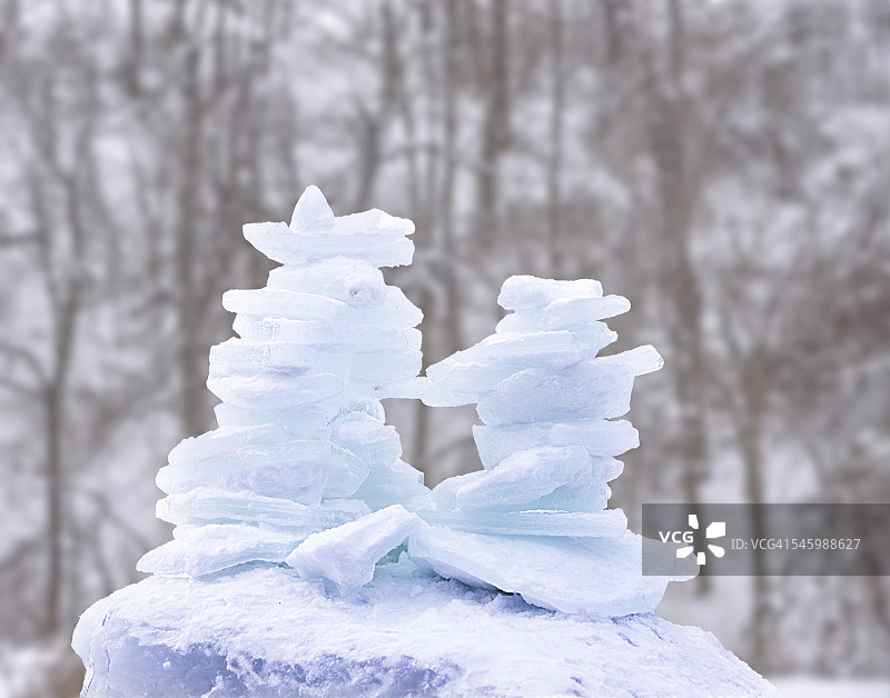 创意冰堆图片素材