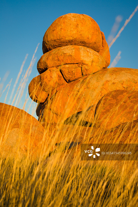 澳大利亚内陆地区的魔鬼大理石图片素材