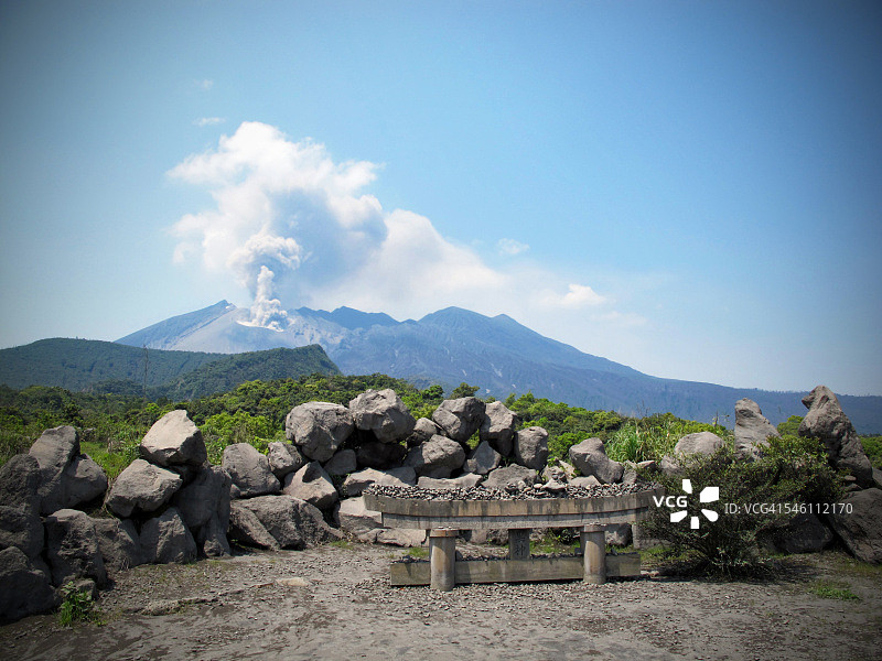 樱岛火山图片素材