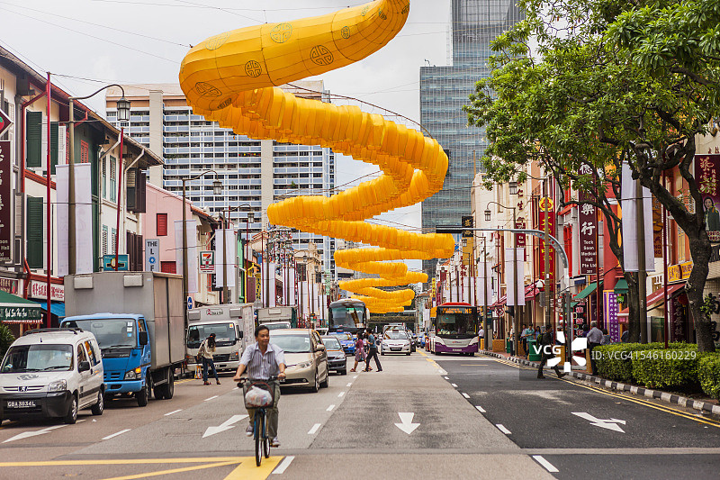 北桥路春节装饰图片素材