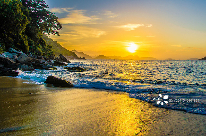 里约热内卢的第一缕阳光图片素材