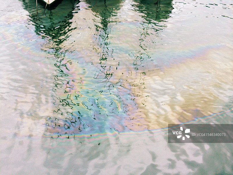 被污染的水域图片素材