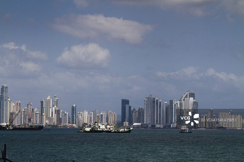 巴拿马城市天际线图片素材
