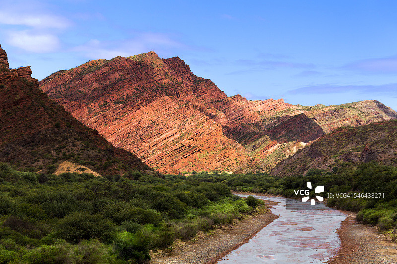 阿根廷的群山和峡谷图片素材