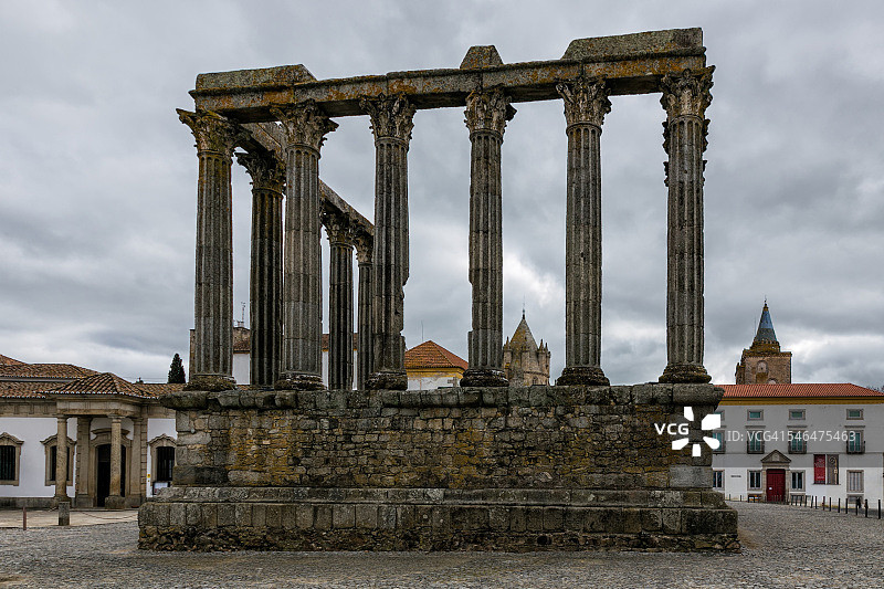 埃武拉的罗马神庙图片素材