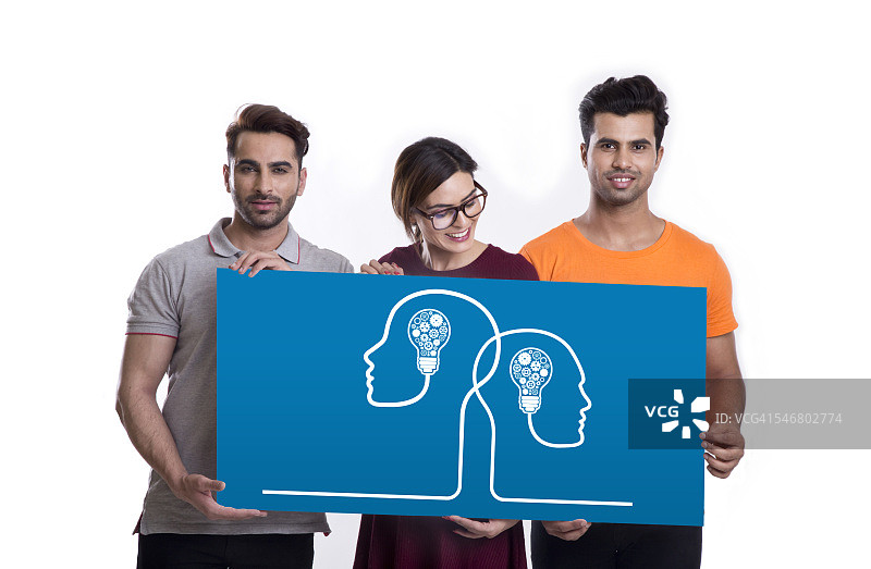 头脑风暴和新想法概念图片素材