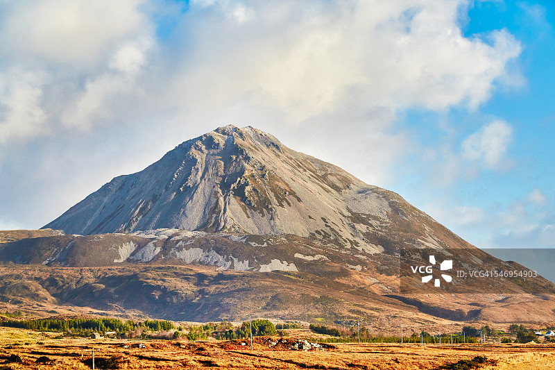 爱尔兰多尼戈尔郡的埃里加尔山图片素材