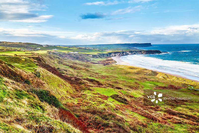 北爱尔兰怀特帕克海湾图片素材