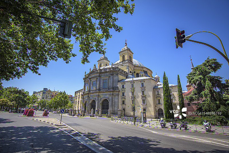 马德里圣弗朗西斯科大教堂（拜伦街）图片素材