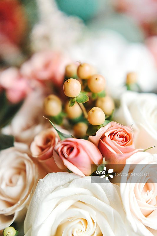 精美的婚礼花束图片素材