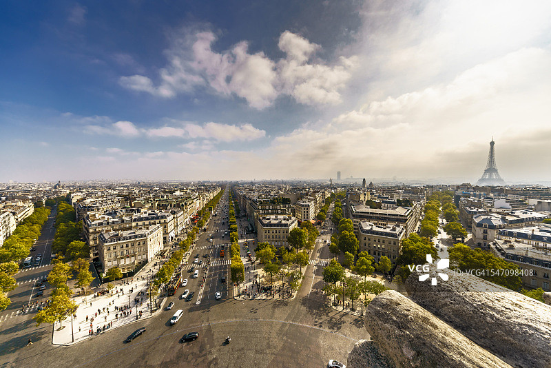 巴黎城市景观图片素材