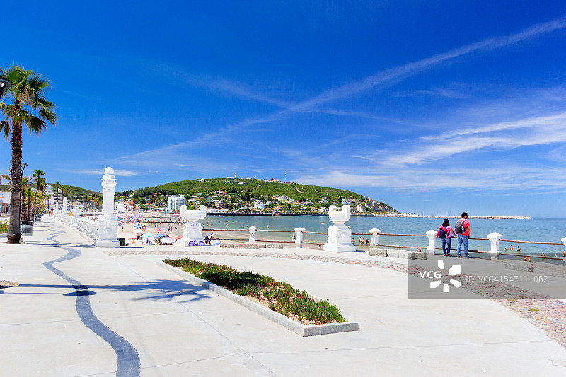 乌拉圭皮里亚波利斯木板路照片图片素材