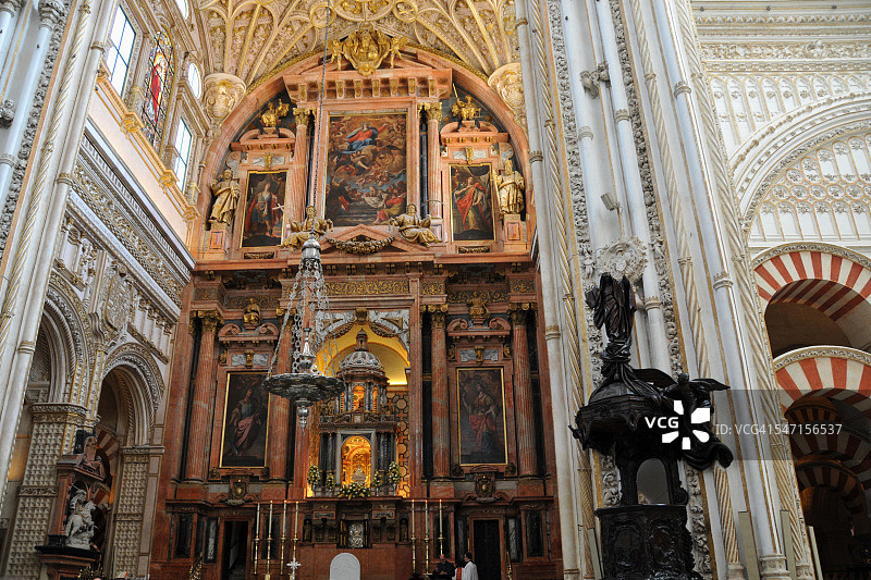 科尔多瓦大教堂之心图片素材