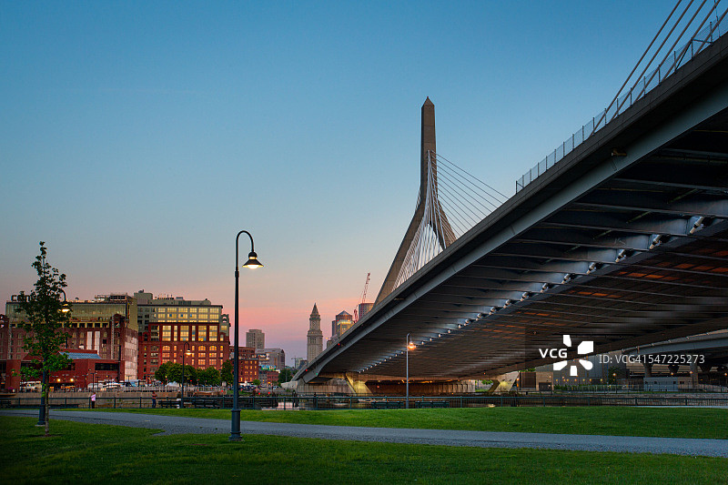 伦纳德·P·扎金大桥和北角公园图片素材