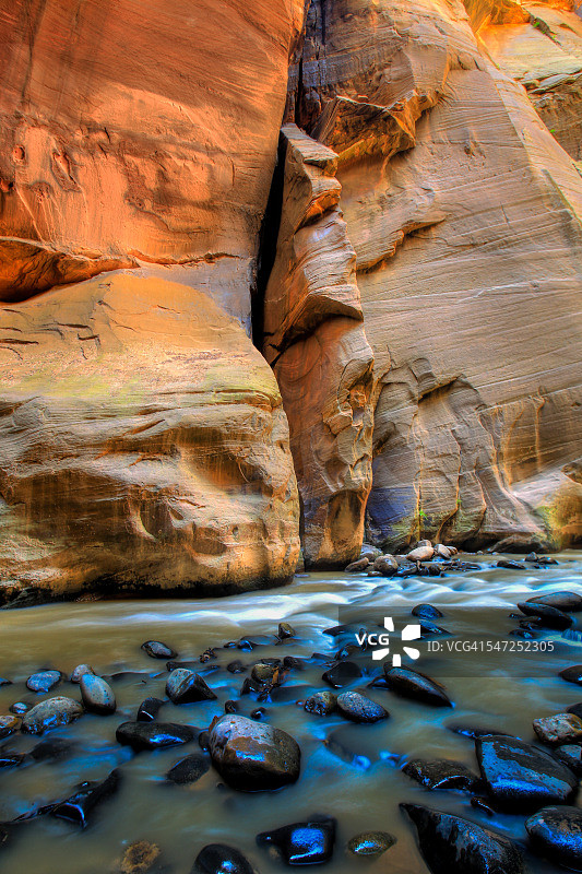 锡安狭缝型峡谷图片素材