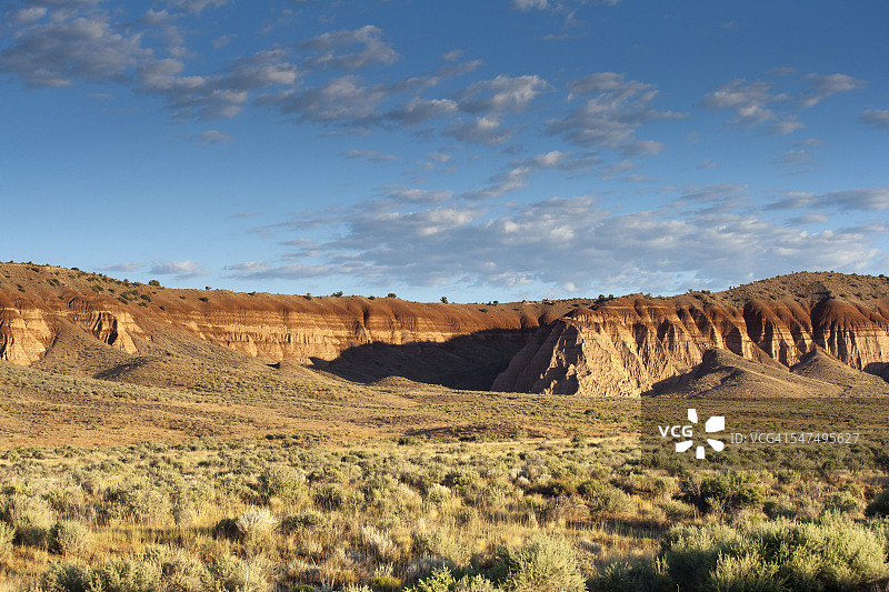 美国内华达州大教堂峡谷州立公园的景观图片素材