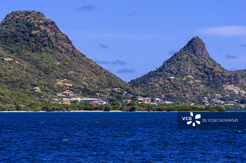 加勒比海，安的列斯群岛，小安的列斯群岛，格林纳丁斯群岛，联盟岛图片素材