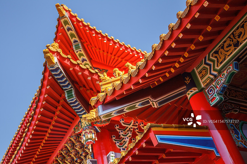 文武庙屋顶细节图片素材