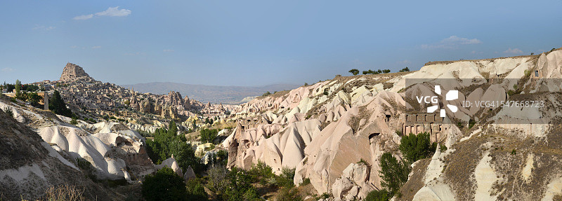 卡帕多奇亚鸽子谷全景图片素材