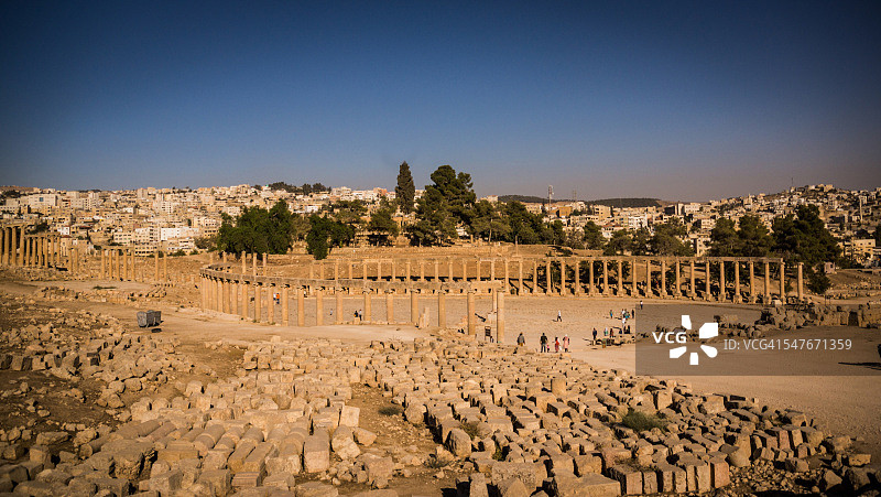 格拉萨椭圆形广场图片素材
