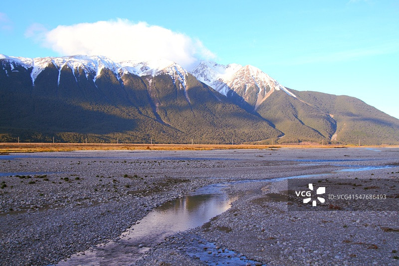 新西兰河床图片素材