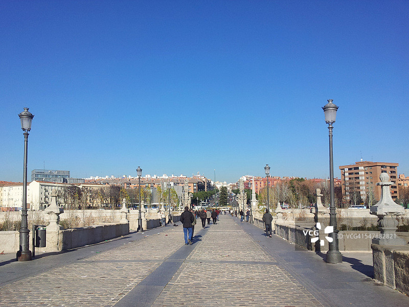 马德里托莱多桥图片素材