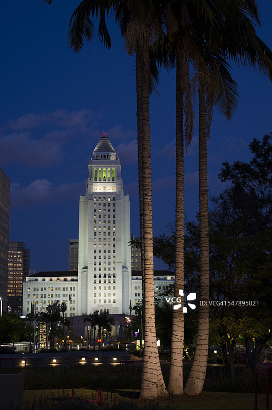 洛杉矶市政厅图片素材