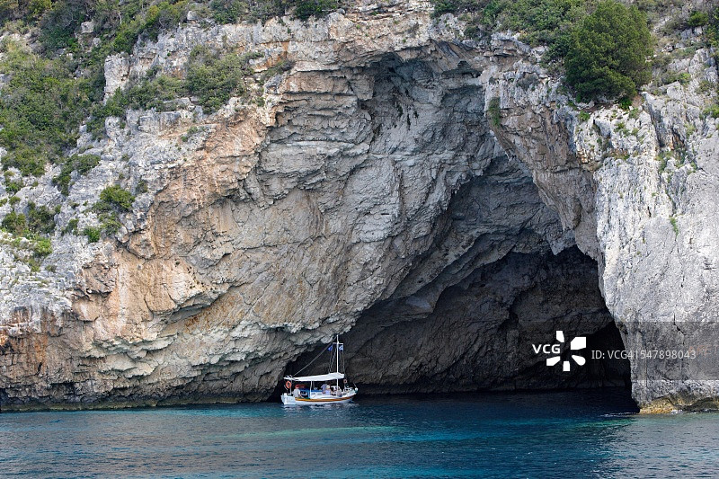 西海岸的洞穴图片素材