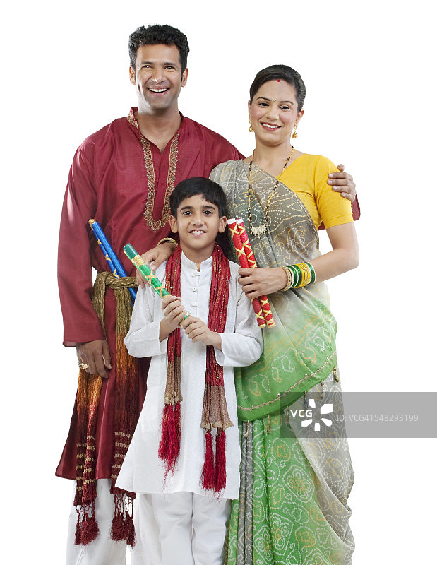 古吉拉特邦家庭肖像图片素材