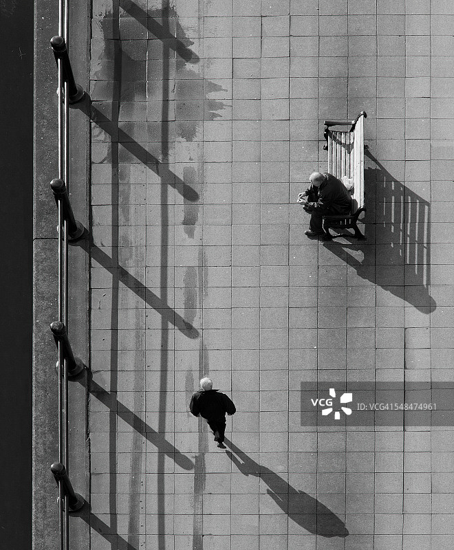 从高桥俯瞰图片素材