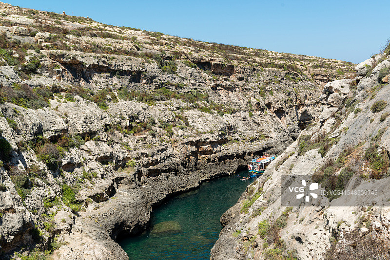 戈佐岛的秘密海湾图片素材