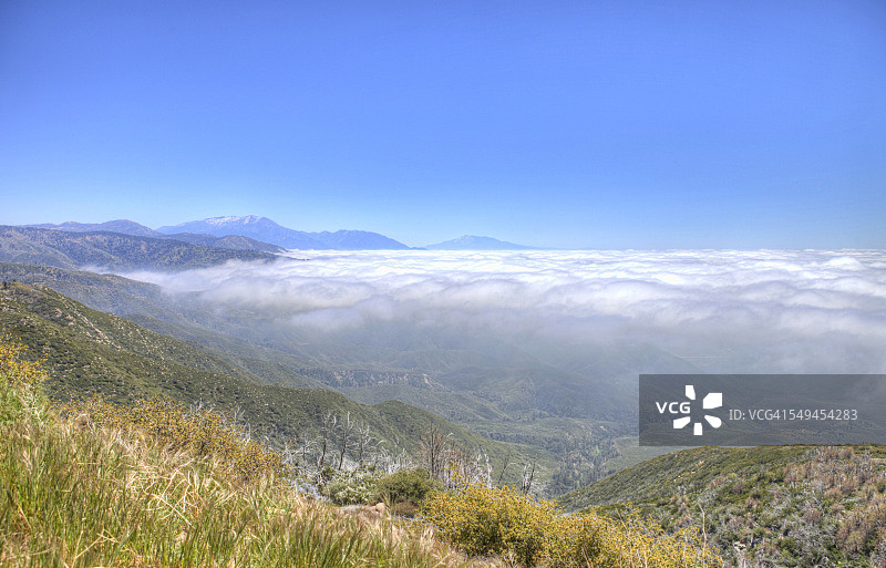 无垠的蓝天图片素材