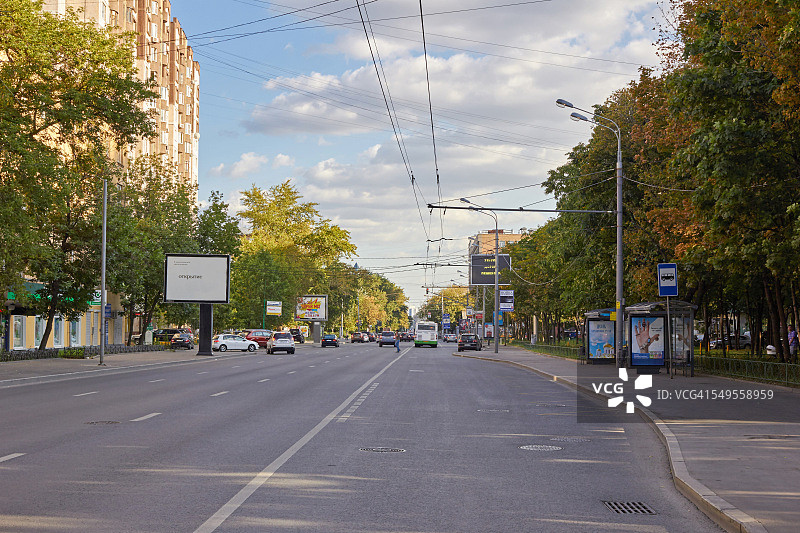 莫斯科柳辛诺夫斯卡亚大街图片素材
