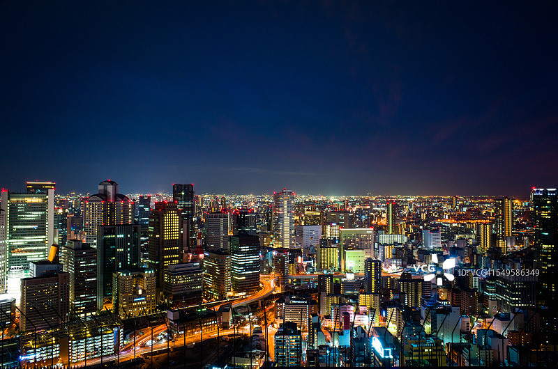 梅田市夜景图片素材