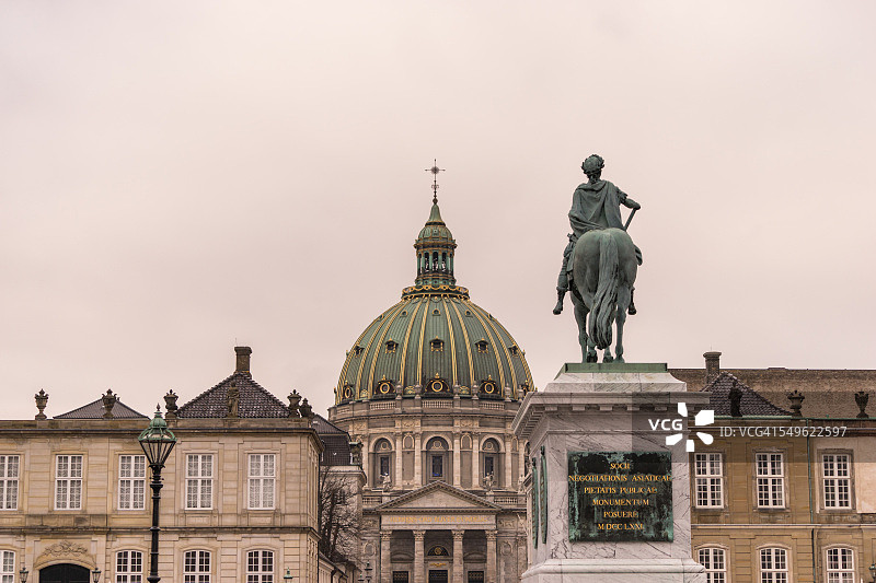 腓特烈教堂，丹麦哥本哈根图片素材